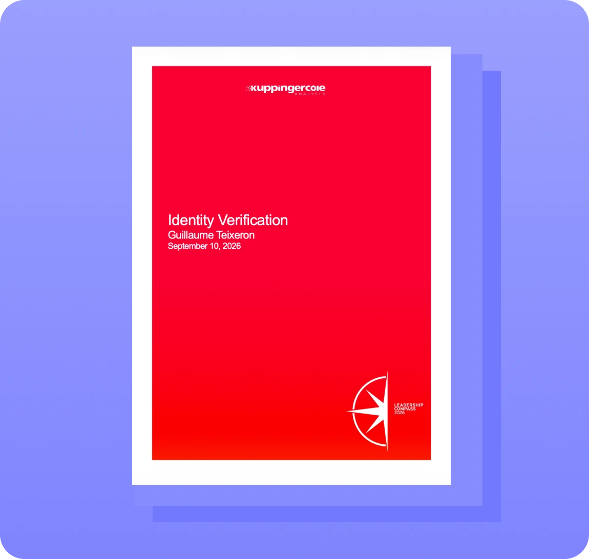 KuppingerCole Leadership Compass 2026 report cover